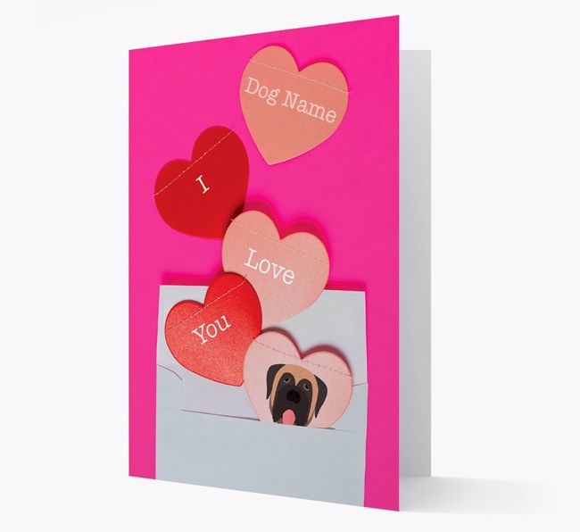 'I Love You' - Personalized {breedFullName} Card